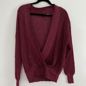 Urban Outfitters BDG slouchy maroon sweater small